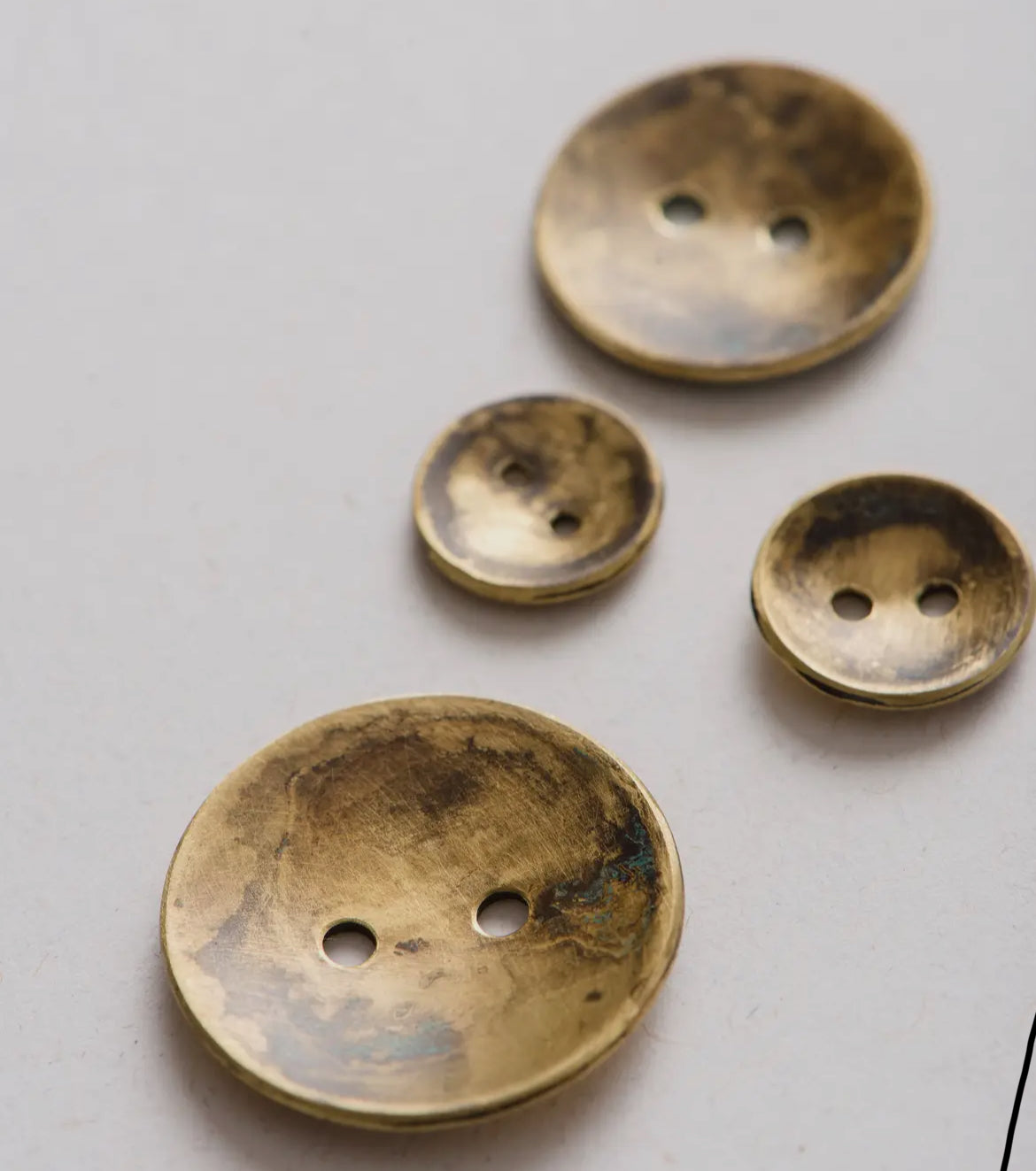 Brass buttons