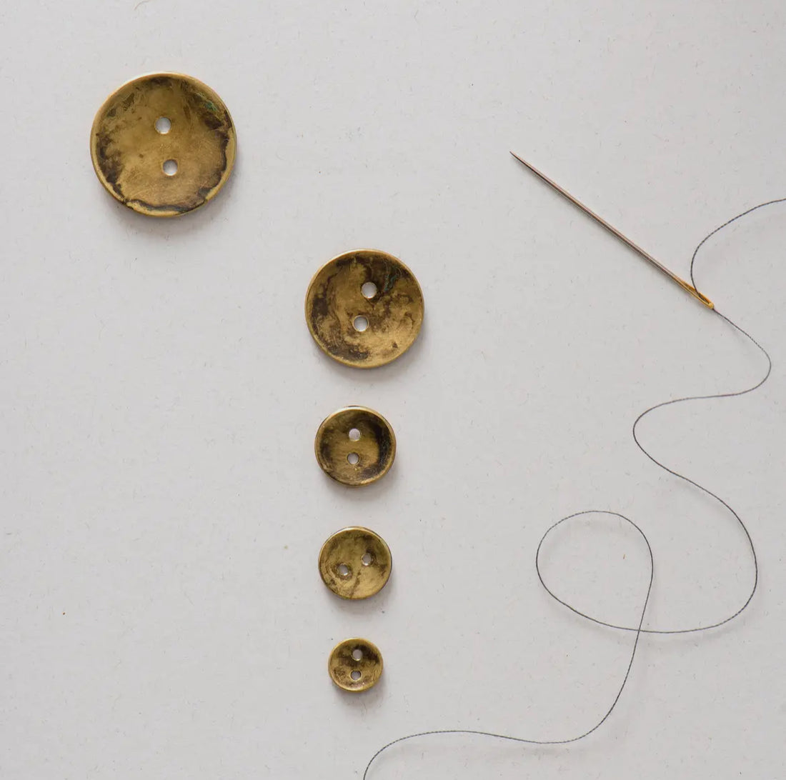 Brass buttons