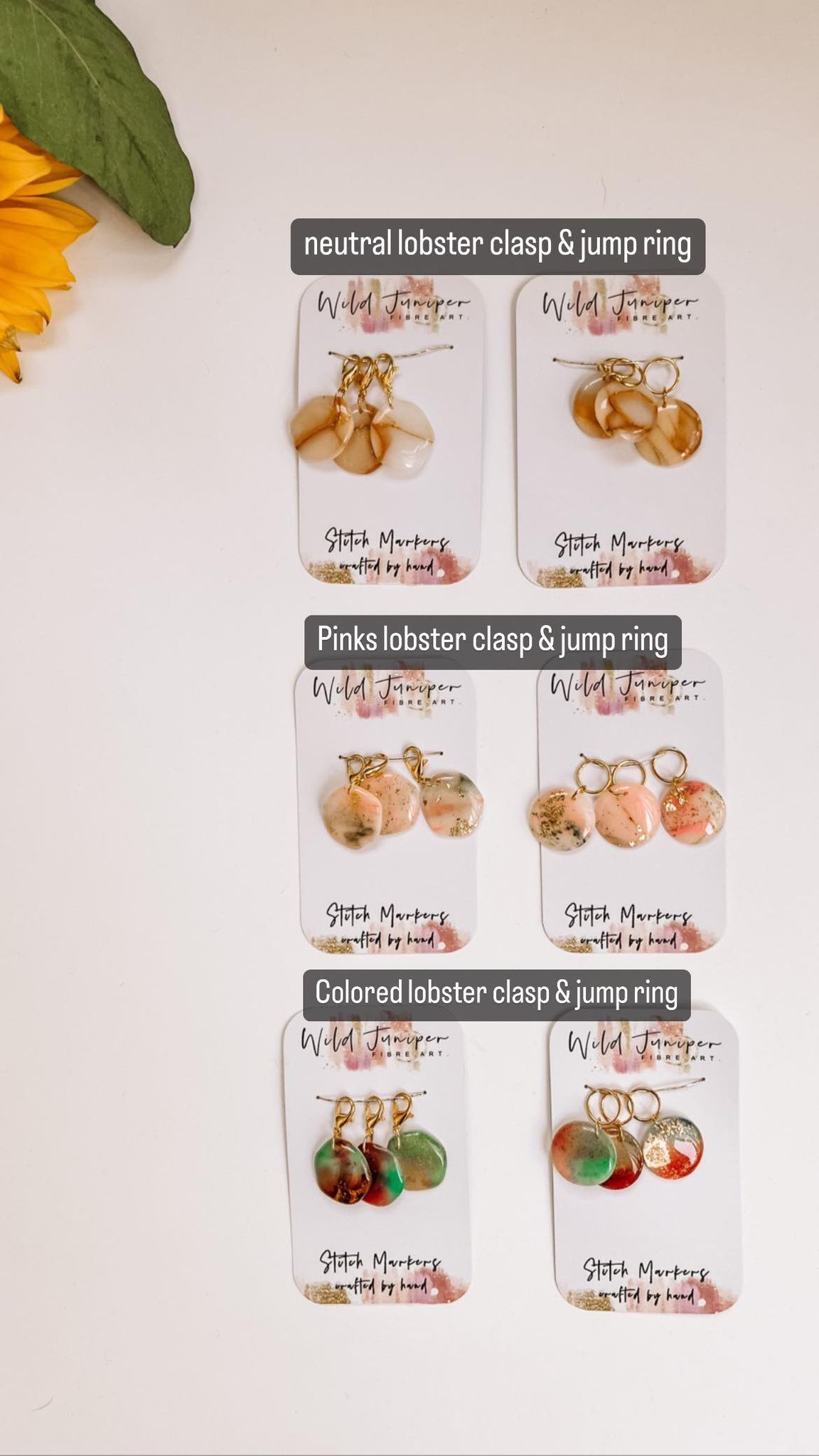 Wild Juniper Stitch Markers